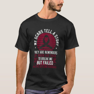 Multiple Myeloma Warrior Myeloma Cancer Awareness T-Shirt