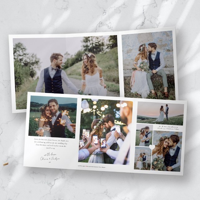 Multiple Photo Wedding Thank You Card (Creator Uploaded)
