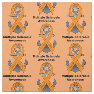 Multiple Sclerosis Anchor of Hope Fabric