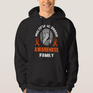 Multiple Sclerosis Awareness Family MS Warrior Tea Hoodie