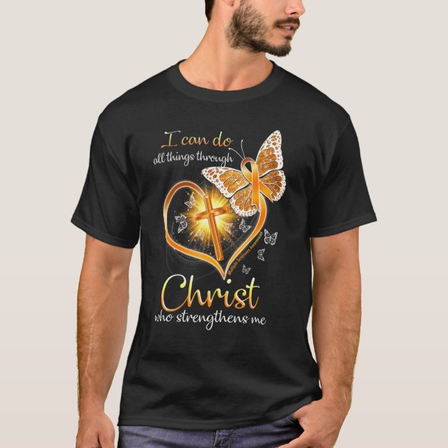 Multiple Sclerosis Awareness I Can Do All Things T-Shirt (Front)