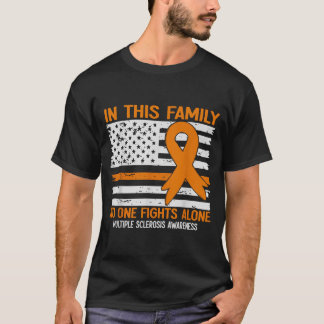 Multiple Sclerosis Awareness Men Women Ms T-Shirt