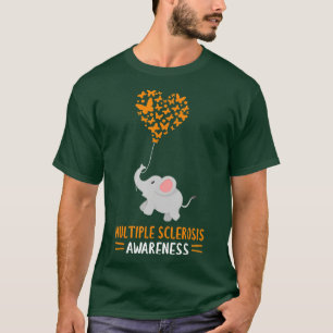 Multiple Sclerosis Awareness Ms Month Elephant But T-Shirt
