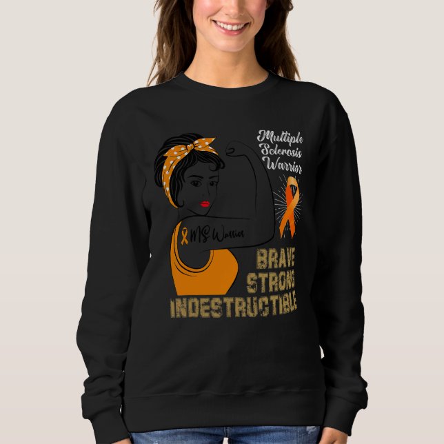 Multiple Sclerosis Awareness Multiple Sclerosis Wa Sweatshirt (Front)