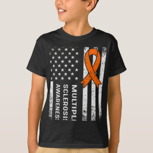 Multiple Sclerosis Awareness Orange Ribbon 2 T-Shirt