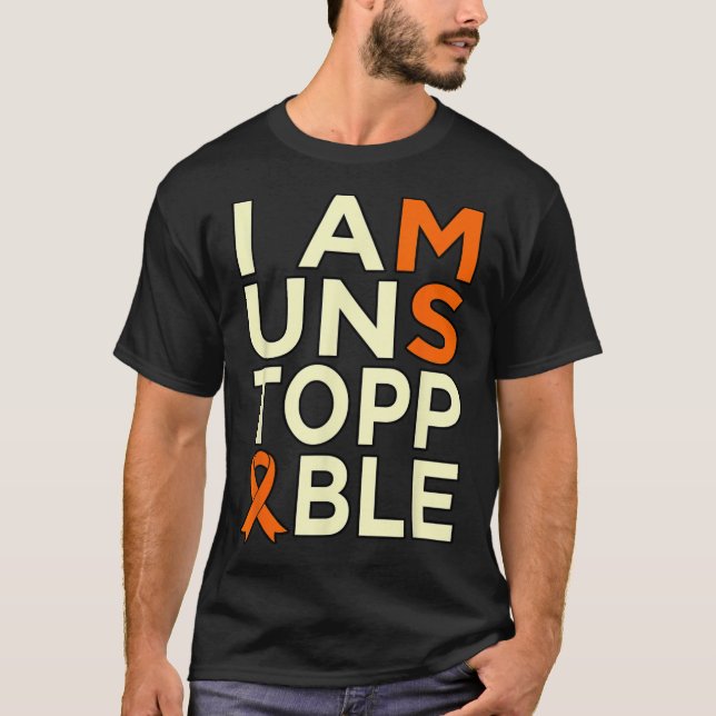 Multiple Sclerosis Awareness Support Graphic  T-Shirt (Front)