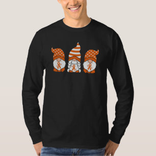 Multiple Sclerosis Awareness Three Orange Gnomes M T-Shirt