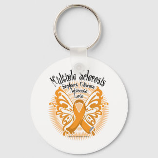 Multiple Sclerosis Butterfly 3 Key Ring