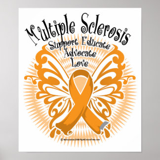 Multiple Sclerosis Butterfly 3 Poster