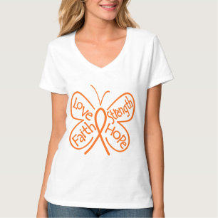 Multiple Sclerosis Butterfly Inspiring Words T-Shirt