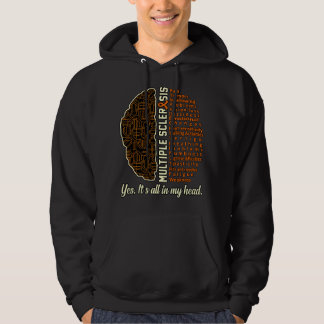 Multiple Sclerosis Facts MS Awareness Support Grap Hoodie