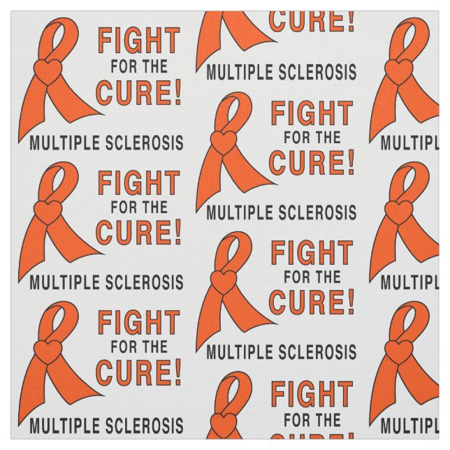 Multiple Sclerosis: Fight for the Cure! Fabric (Swatch)