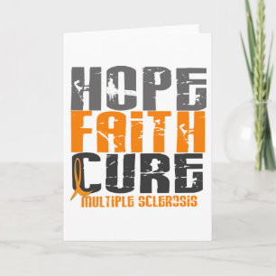 Multiple Sclerosis HOPE FAITH CURE Card