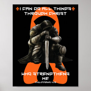 Multiple Sclerosis Men Gifts Husband Ms Awareness  Poster