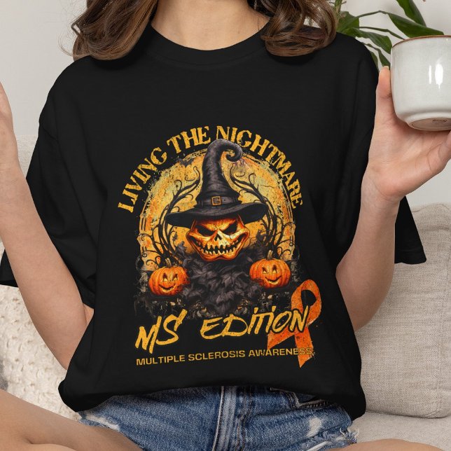 Multiple Sclerosis, spoonie orange ribbon gift, T-Shirt (Creator Uploaded)