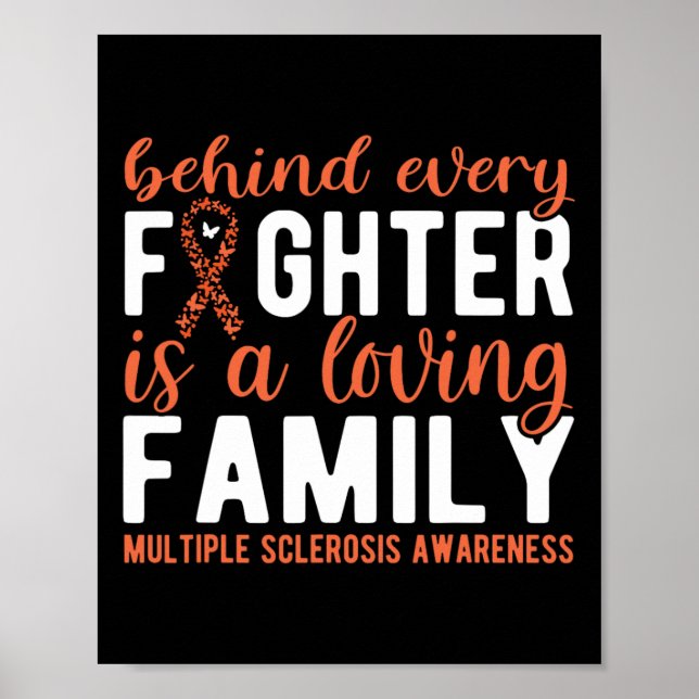 Multiple Sclerosis Support Squad  Poster (Front)