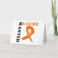 Multiple Sclerosis WANTED A CURE