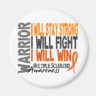 Multiple Sclerosis Warrior Magnet