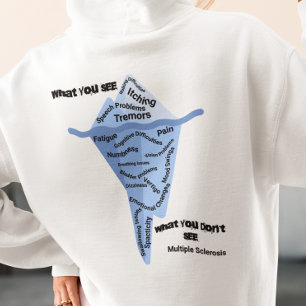 Multiple Sclerosis Warrior MS fighter Hoodie