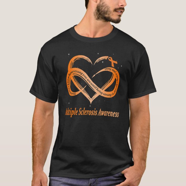 Multiple Sclerosis Warrior Ms Support T-Shirt (Front)