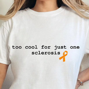 multiple sclerosis warrior tee, funny ms awareness Tri-Blend shirt