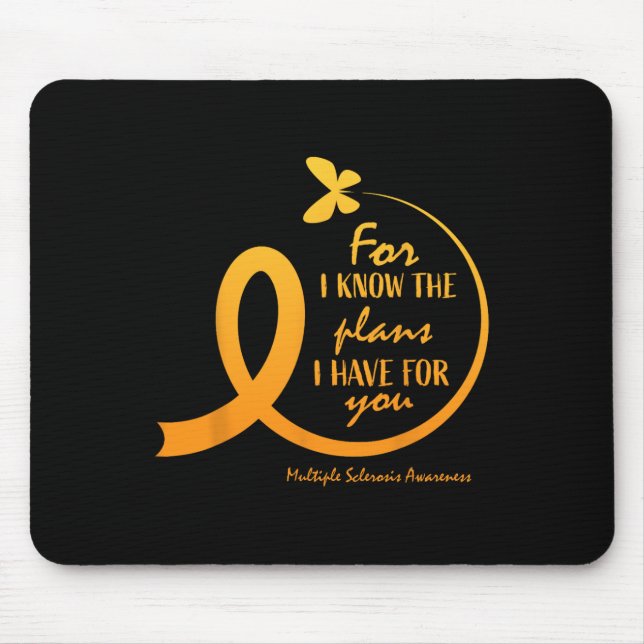 Multiple Sclerosis Women Mum Christian Bible  Mouse Pad (Front)