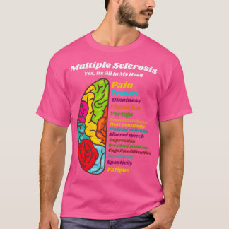 Multiple SclerosisYes Its All In My Head T-Shirt