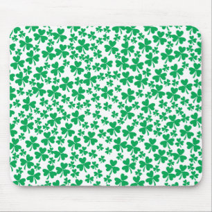 Multiple Shamrocks Mouse Pad