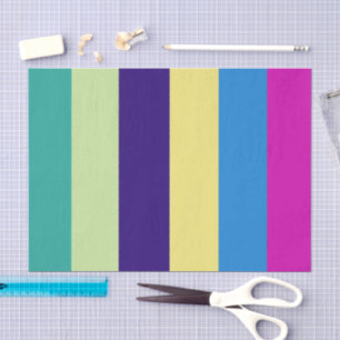 Multiple Solid Colors Decoupage Tissue Paper