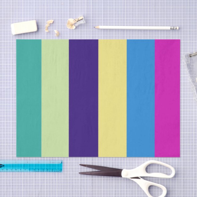 Multiple Solid Colours Decoupage Tissue Paper  (Craft)