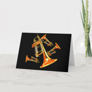 Multiple Trumpets Card