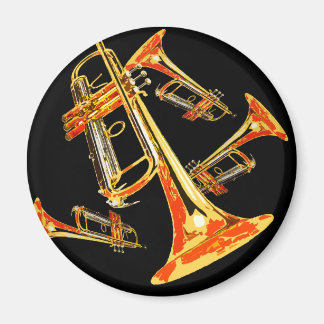 Multiple Trumpets Magnet