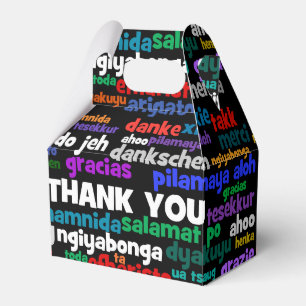 Multiple Ways to Say Thank You in Many Languages Favour Box