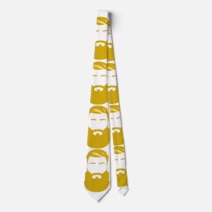 Multiple Yellow Beards Tie