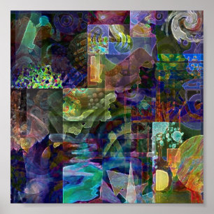 Multiplex Back Cover Collage Poster