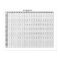Multiplication Table 30 by 20 inches