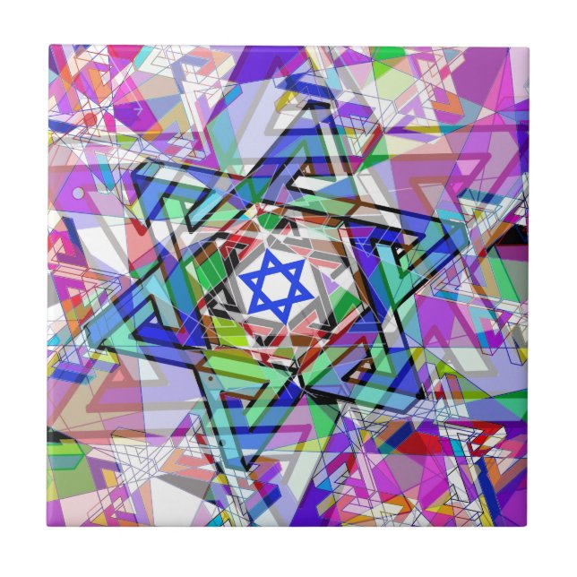 Multiplicity of the Star of David Tile (Front)