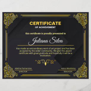 Multipurpose Certificate Of Achievement Flyer