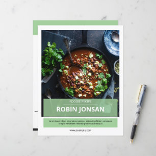 Multipurpose Food Postcard Flyer Template