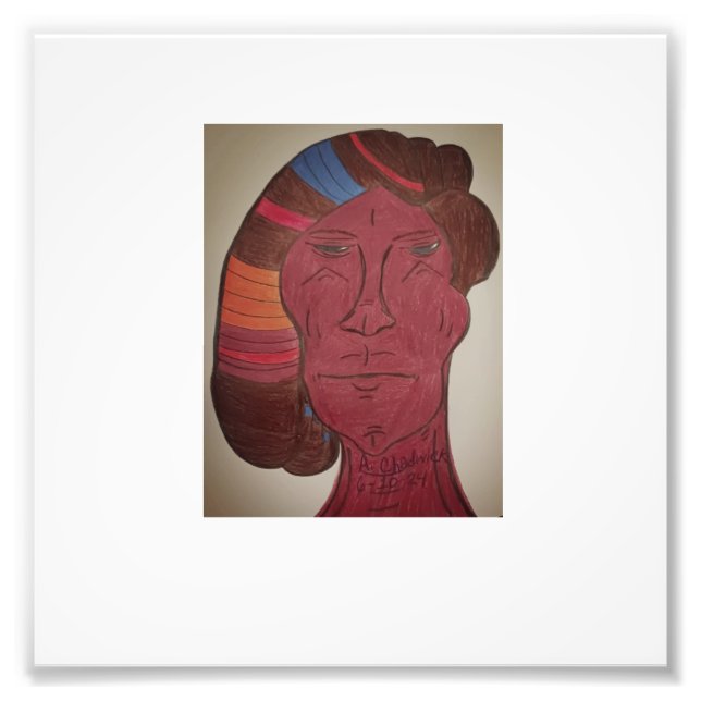 Multiracial Art Photo Enlargement Print (Front)