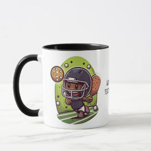 Multisport Pickleballer Playing American Football Mug