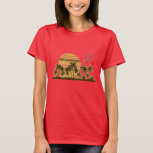 MultiStripSunsetRingerT T-Shirt