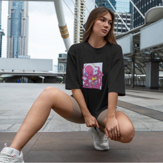 Multitasking Female Octopus  T-Shirt (Creator Uploaded)