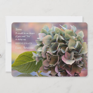 Multitoned Hydrangea Invitation