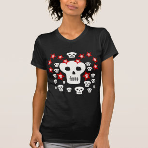Multitude of Skulls With Weird Stars (Dark Items) T-Shirt