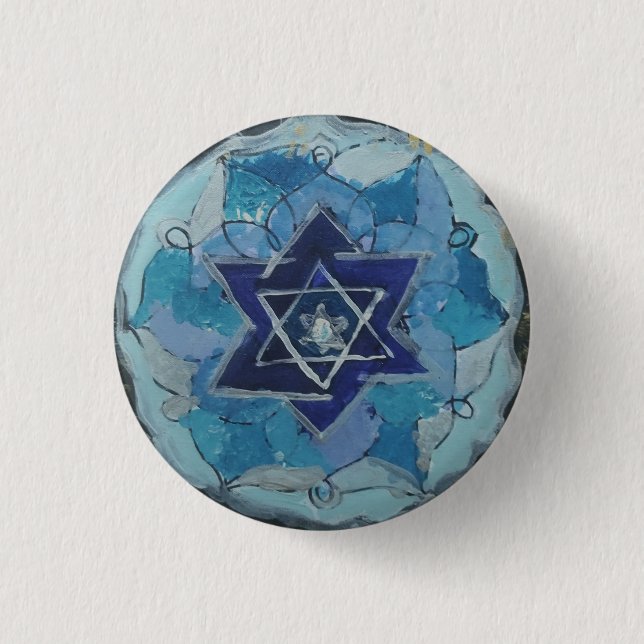 Multiverse Magen David 3 Cm Round Badge (Front)