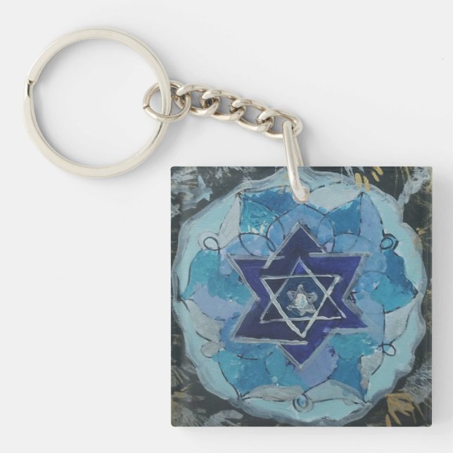 Multiverse Magen David Key Ring (Front)