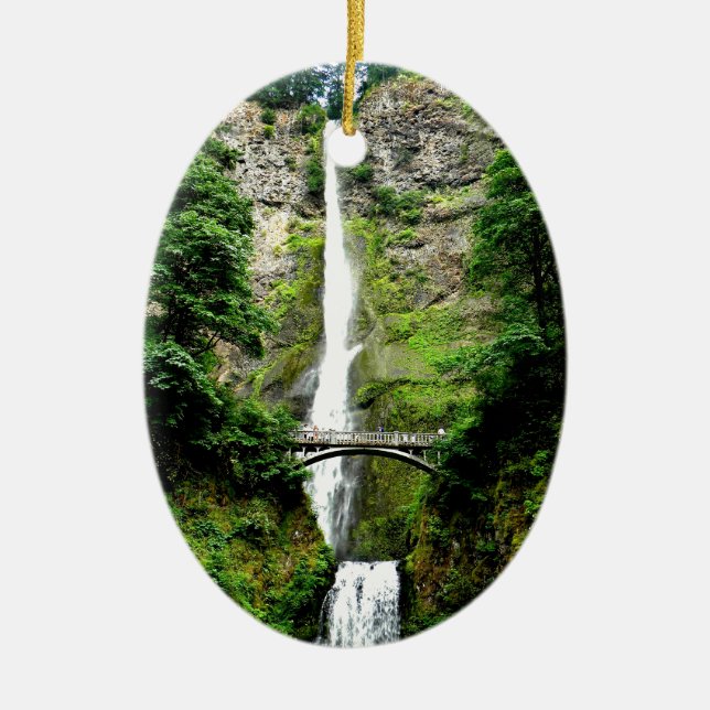 Multnomah Ceramic Tree Decoration (Front)