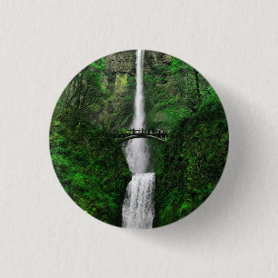 Multnomah Falls #2 Button