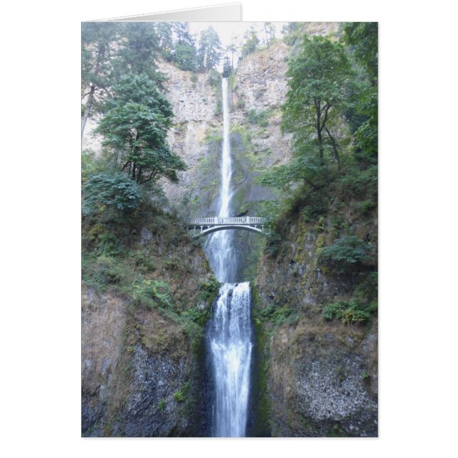 Multnomah Falls - Blank Card (Front)